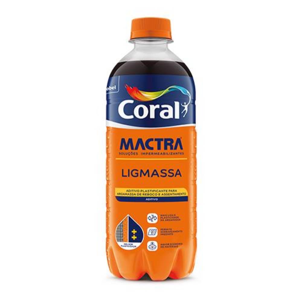 Aditivo Plastificante Ligmassa 900ml Mactra